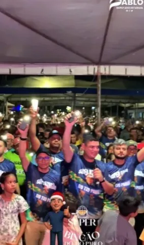Deputado Tio Pablo realiza grande bingão em Plácido de Castro com distribuição de prêmios em Pix, geladeira, fogão, ventiladores, dentre outros