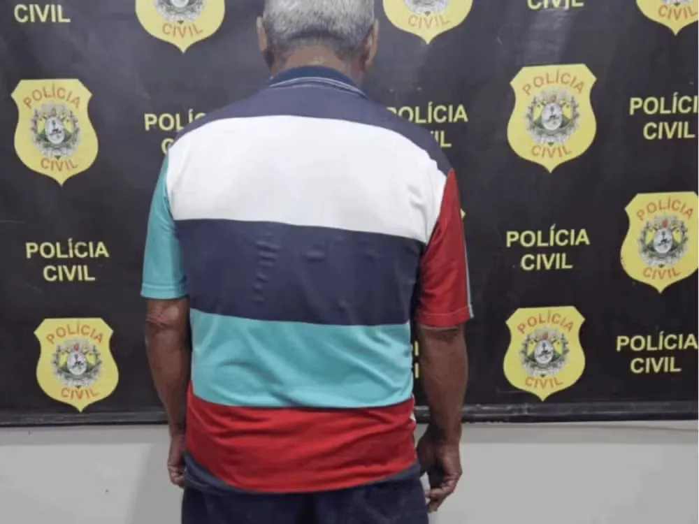 Idoso foi preso por estupro após mãe encontrar vídeo do crime no celular da filha, diz delegado