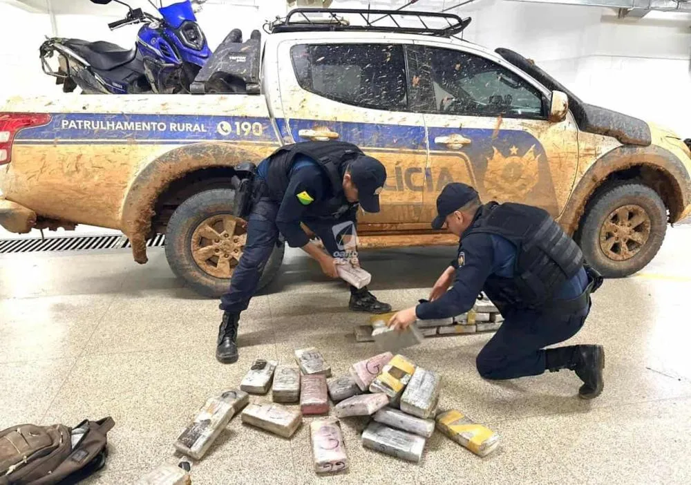 Polícia apreende mais de 34 kg de maconha em ramal do Acre e prende quatro pessoas por tráfico