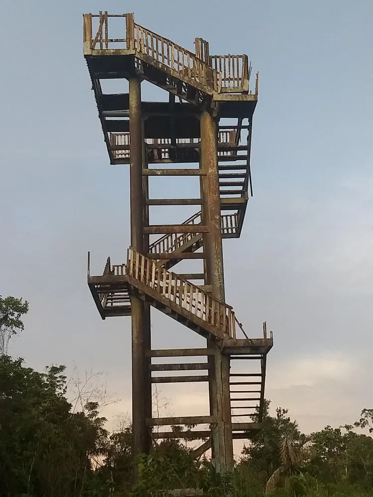 Antigo Mirante do Parque Ecológico de Plácido de Castro, aventuras nas alturas em décadas passadas