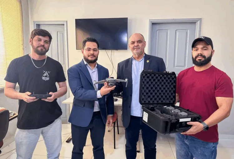 Polícia Civil reforça investigações em Plácido de Castro com entrega de drone