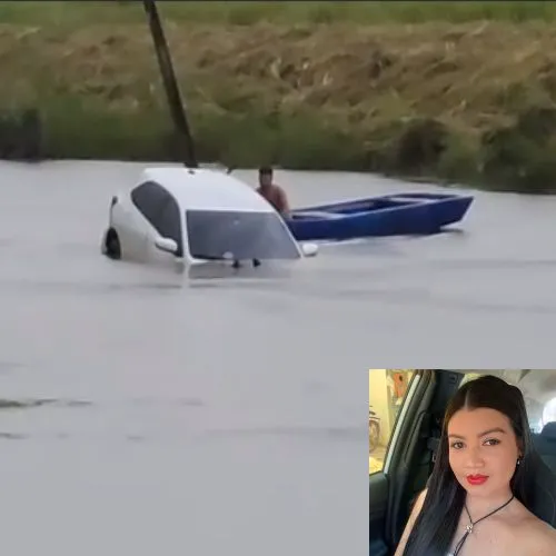 Professora de Matemática de Plácido de Castro sofre grave acidente após perder a direção em buraco na pista e carro cair dentro de açude, na Rodovia AC-475