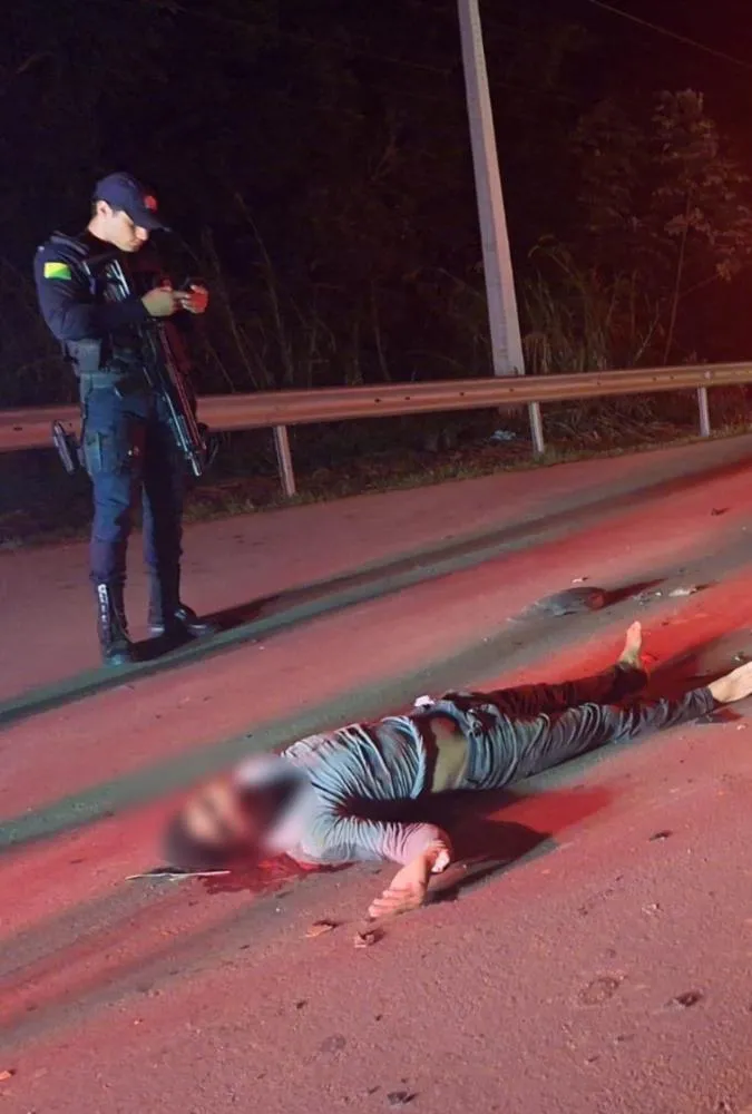 Motociclista morre após colisão frontal com caminhão na BR-317, no interior do Acre