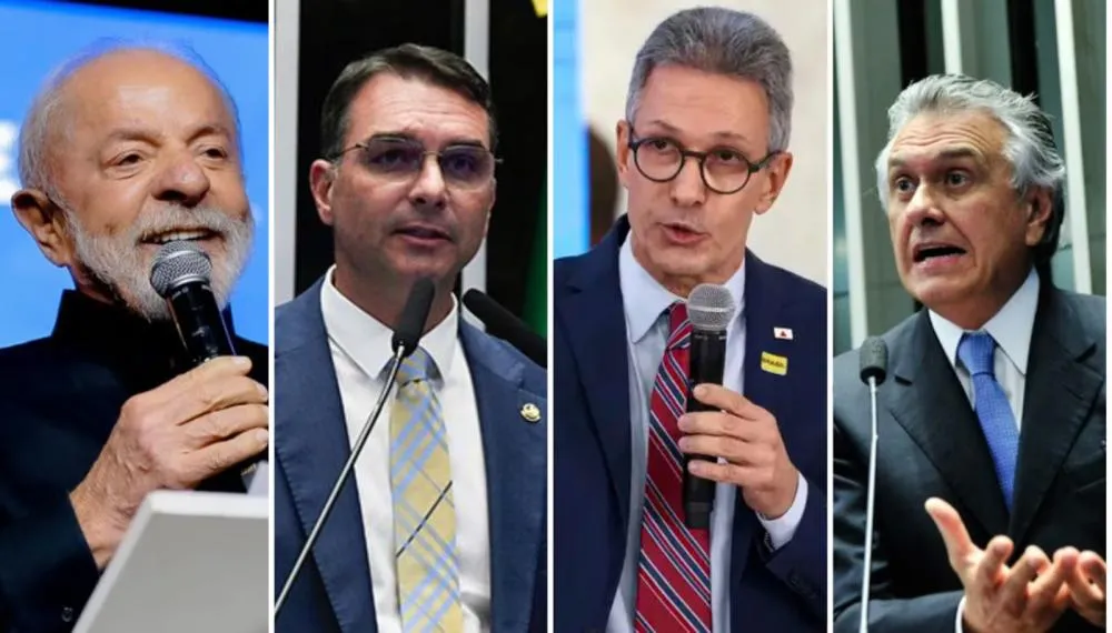 BTG/Nexus: Lula lidera em 1º turno, mas tem empate técnico com Flávio, Zema e Caiado no 2º