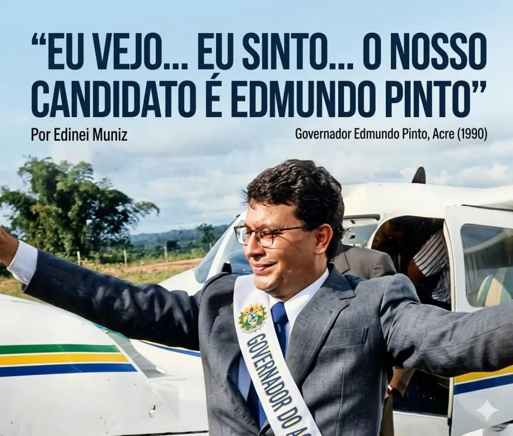 Eu vejo… eu sinto… o nosso candidato é Edmundo Pinto
