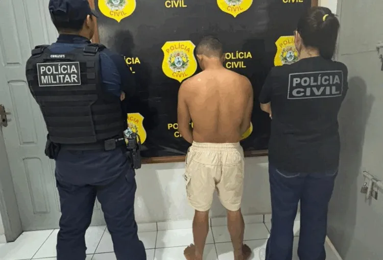 Operação conjunta das polícias Civil e Militar prenderam homem acusado de estupro de vulnerável e ameaça no interior do Acre