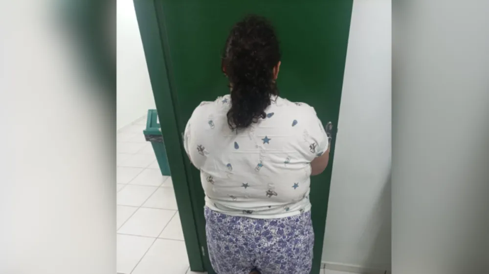 Mulher de 37 anos se passava por adolescente e foi adotada por uma família em Joinville, Santa Catarina • Divulgação/PCSC