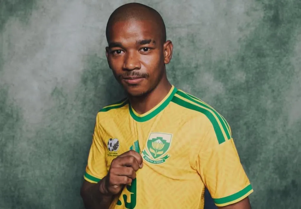 Jayden Adams ajudou o Mamelodi Sundowns a conquistar a Liga dos Campeões Africana | Reprodução/Instagram @jaydenadams_23
