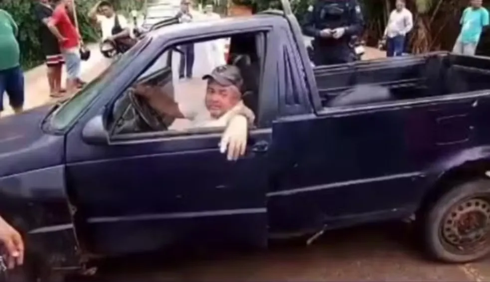 Francisco Alves Moreira da Silva atropelou e matou Welisson Araujo dos Santos em 2023 — Foto: Reprodução