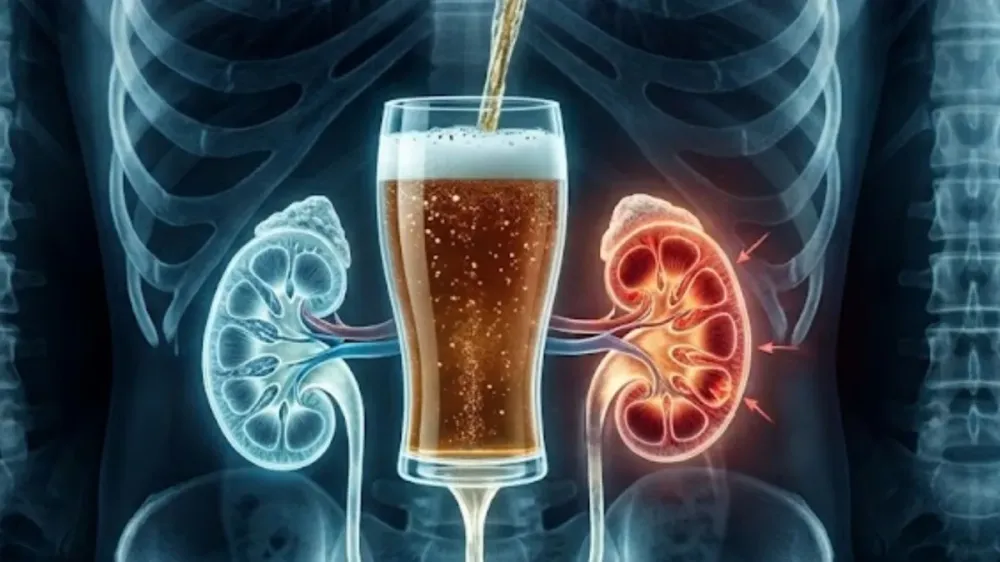 Cerveja faz bem para os rins? Mitos, verdades e os riscos reais • Google • Imagem criada por IA