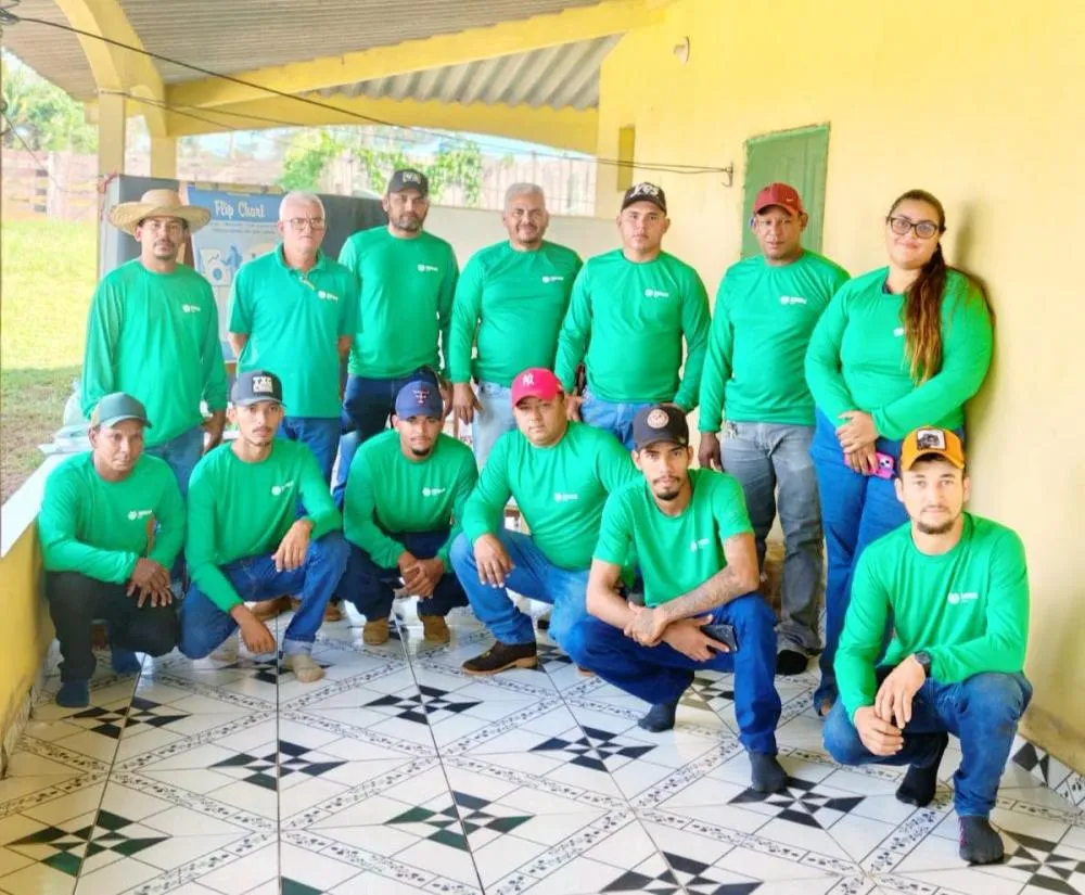 Produtores rurais participam de curso de operação e manutenção de tratores agrícolas em Plácido de Castro - Foto cedida.