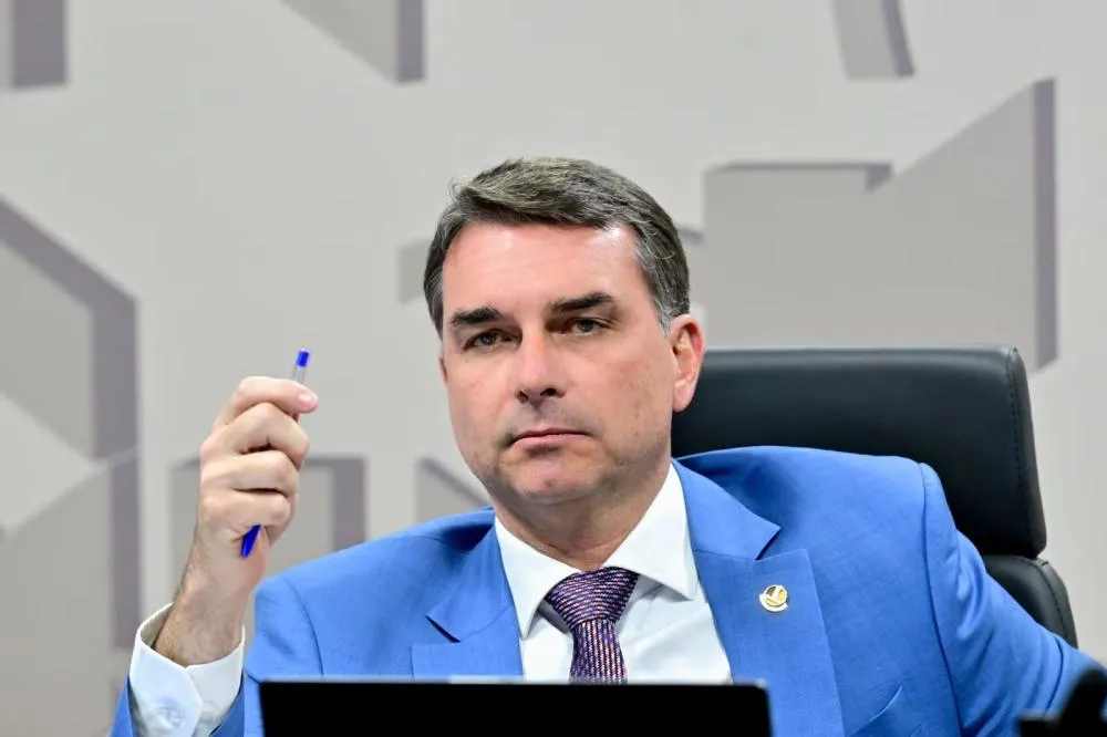 Convenção marca o lançamento da candidatura de Flávio Bolsonaro | Geraldo Magela/Agência Senado- 28.04.2026