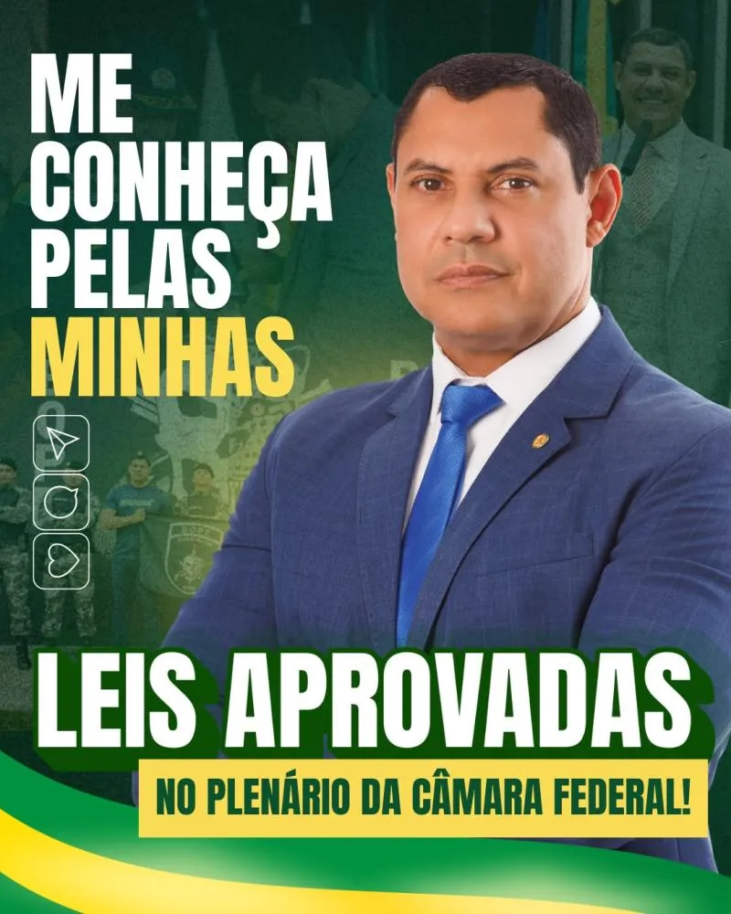 Deputado federal Coronel Ulysses apresenta projetos aprovados na Câmara dos Deputados e destaca medidas voltadas à segurança pública e ao desenvolvimento regional - Foto: Arquivo. 