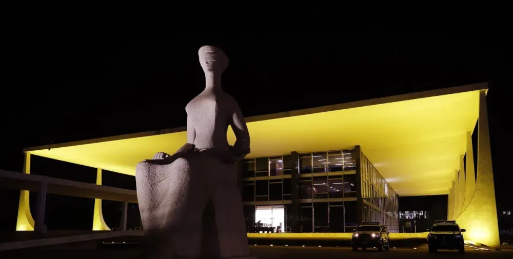 A estátua “A Justiça”, localizada em frente à sede do Supremo Tribunal Federal • Nelson Jr./SCO/STF