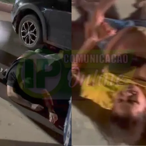 Acidente de trânsito mobilizou equipes de emergência e a Polícia Militar na rotatória de Plácido de Castro neste sábado - Foto: Captura de Tela.