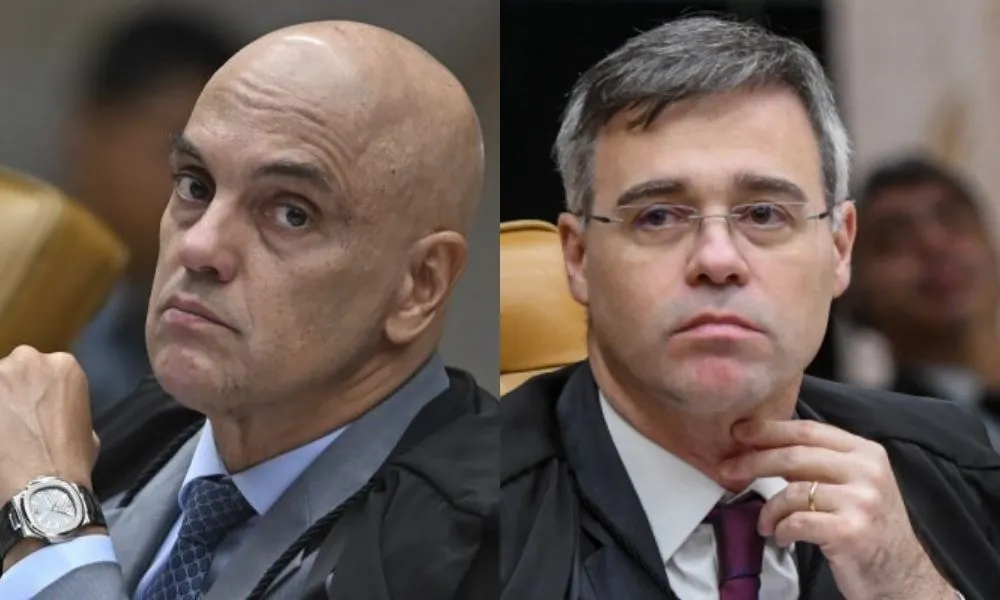 Alexandre de Moraes e André Mendonça | TON MOLINA/FOTOARENA/ESTADÃO CONTEÚDO e Carlos Moura/SCO/STF