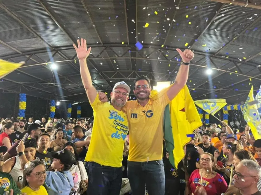 Gladson Cameli durante o evento “Amigos de Alysson”, realizado nesta quinta-feira (3), em Rio Branco/Foto: Ascom