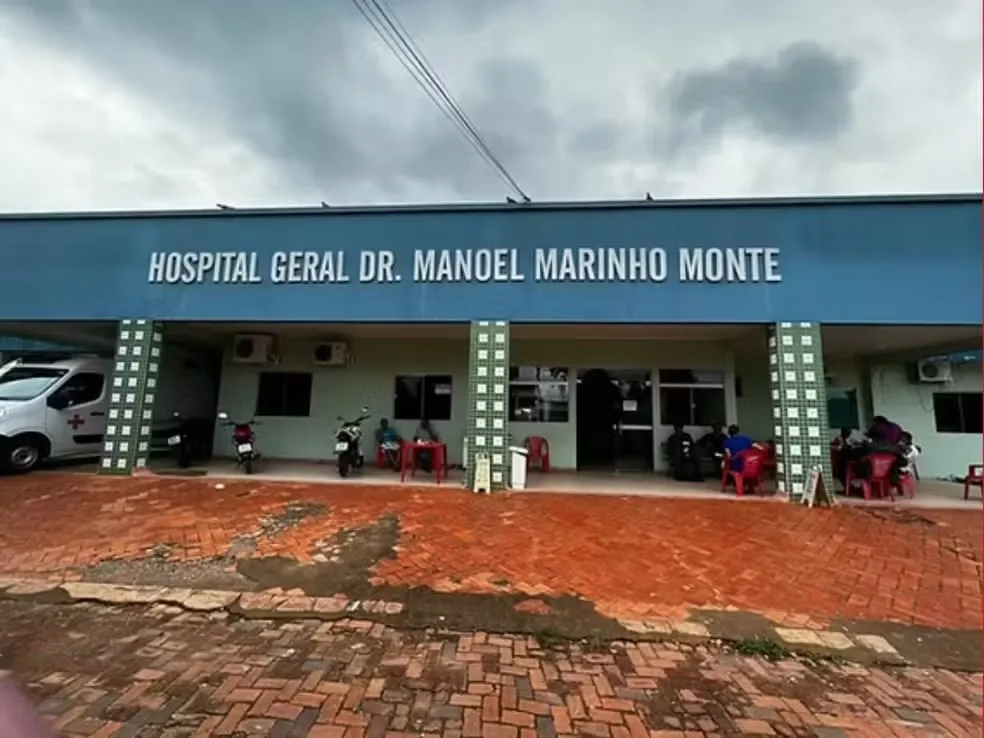 Hospital Manoel Marinho Monte, em Plácido de Castro, onde farmacêutico bioquímico investigado trabalha — Foto: Prefeitura de Plácido de Castro