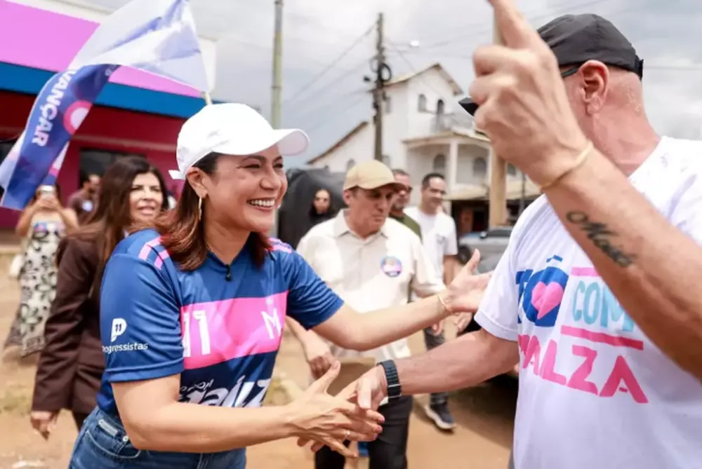 Mailza Assis, atual governadora do Acre, durante agenda pública. Primeira colocada no primeiro turno das eleições de 2026, candidata do Progressistas avança para o segundo turno contra o senador Alan Rick - Foto: Divulgação.