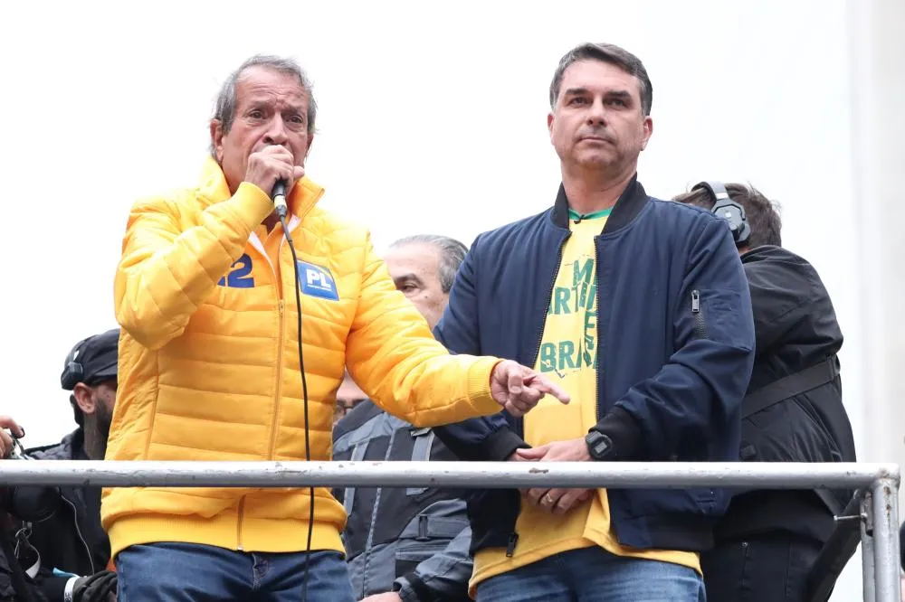 Com Flávio candidato a presidente e sob comando de Valdemar Costa Neto, PL alcança marca histórica na eleição de 2026, ao eleger mais de 120 deputados - Foto: Marina Uezima/Brazil Photo Press/Folhapress