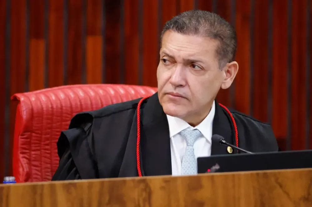 O presidente do TSE, ministro Kassio Nunes Marques • Luiz Roberto/TSE