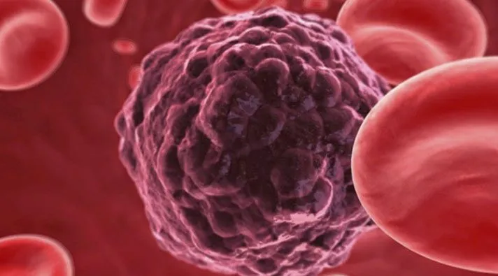 Ilustração de célula cancerígena na corrente sanguínea • Foto: Pixabay