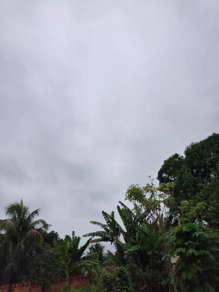 Plácido de Castro amanheceu com céu totalmente nublado, com possibilidades de chuvas intensas durante todo o dia - Foto: IP