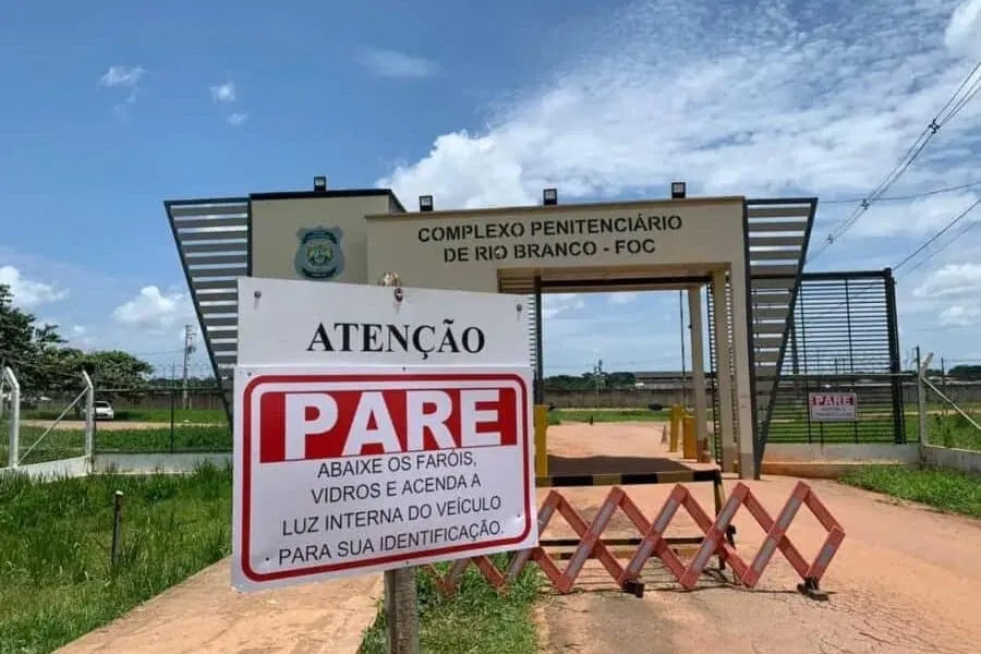 Fuga em massa é registrada no presídio Francisco de Oliveira Conde, em Rio Branco