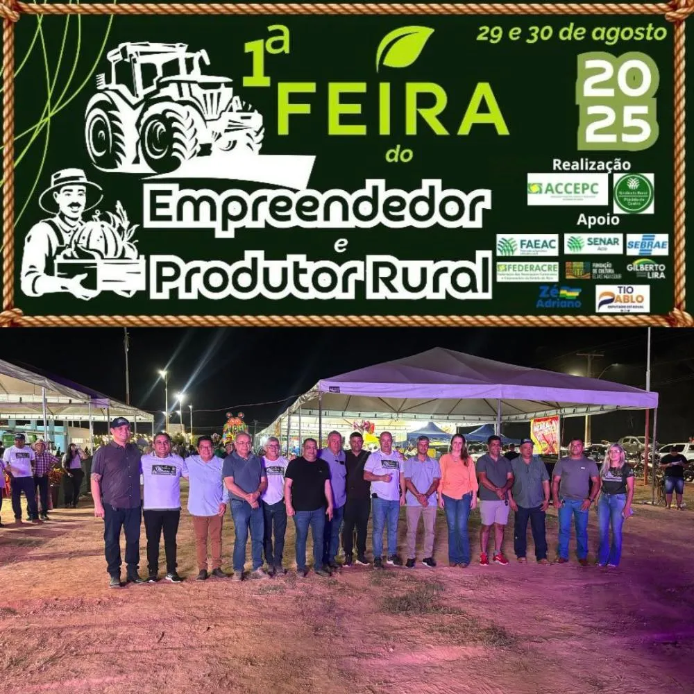 Associação Comercial, Cultural e Empresarial em parceria com o Sindicato Patronal Rural, realizam 1° edição da Feira do Empreendedor e Produtor Rural